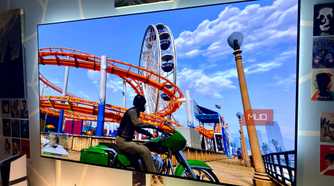 DLAA in GTA 5 Enhanced Edition on an LG OLED TV