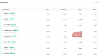 dns test online servers tested
