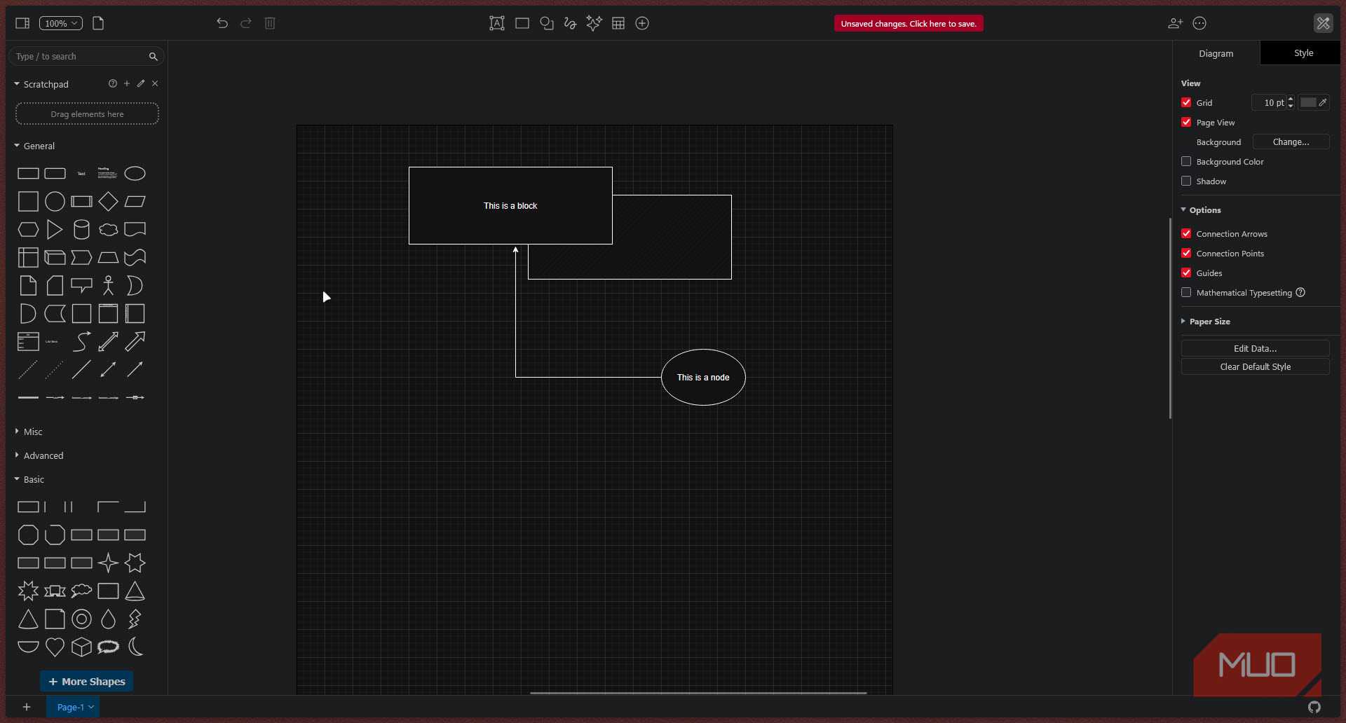 draw.io simple theme.