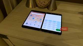 surface duo with calculator