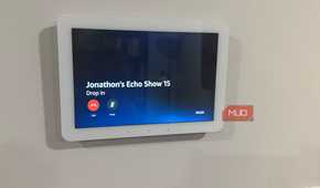 Echo Hub starting drop in call to Echo Show 15