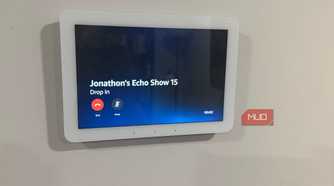 Echo Hub starting drop in call to Echo Show 15