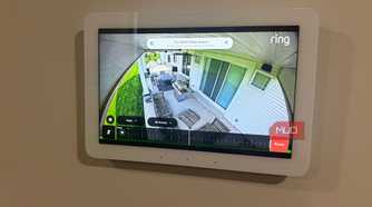 Echo Hub viewing Ring patio camera feed