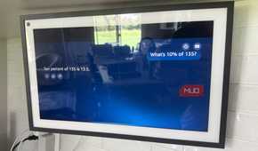 Echo Show 15 answering ten percent of 135