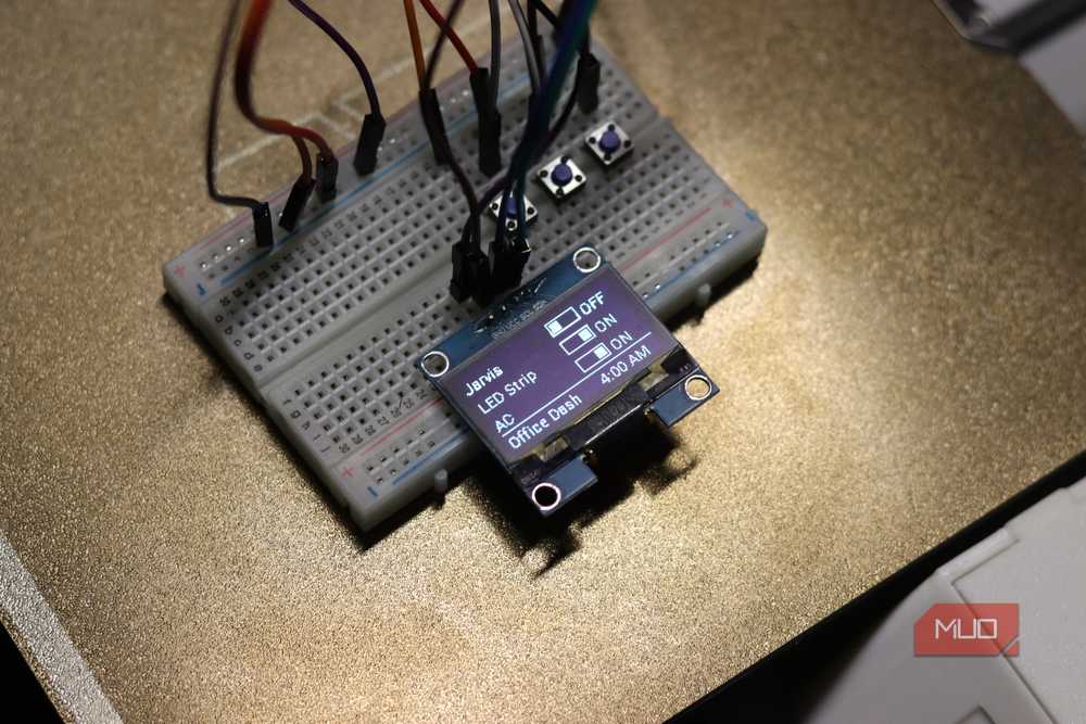 A smart home dashboard displaying real-time appliance data