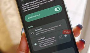 Expanded dark theme Android 17 feature on Pixel 10a (2)