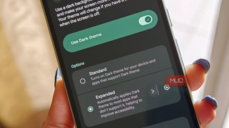 Expanded dark theme Android 17 feature on Pixel 10a (2)