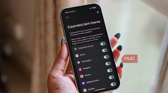 Expanded dark theme Android 17 feature on Pixel 10a