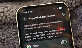 Expanded dark theme closer look