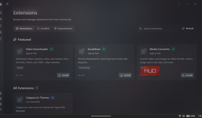 Extensions marketplace with featured add_ons