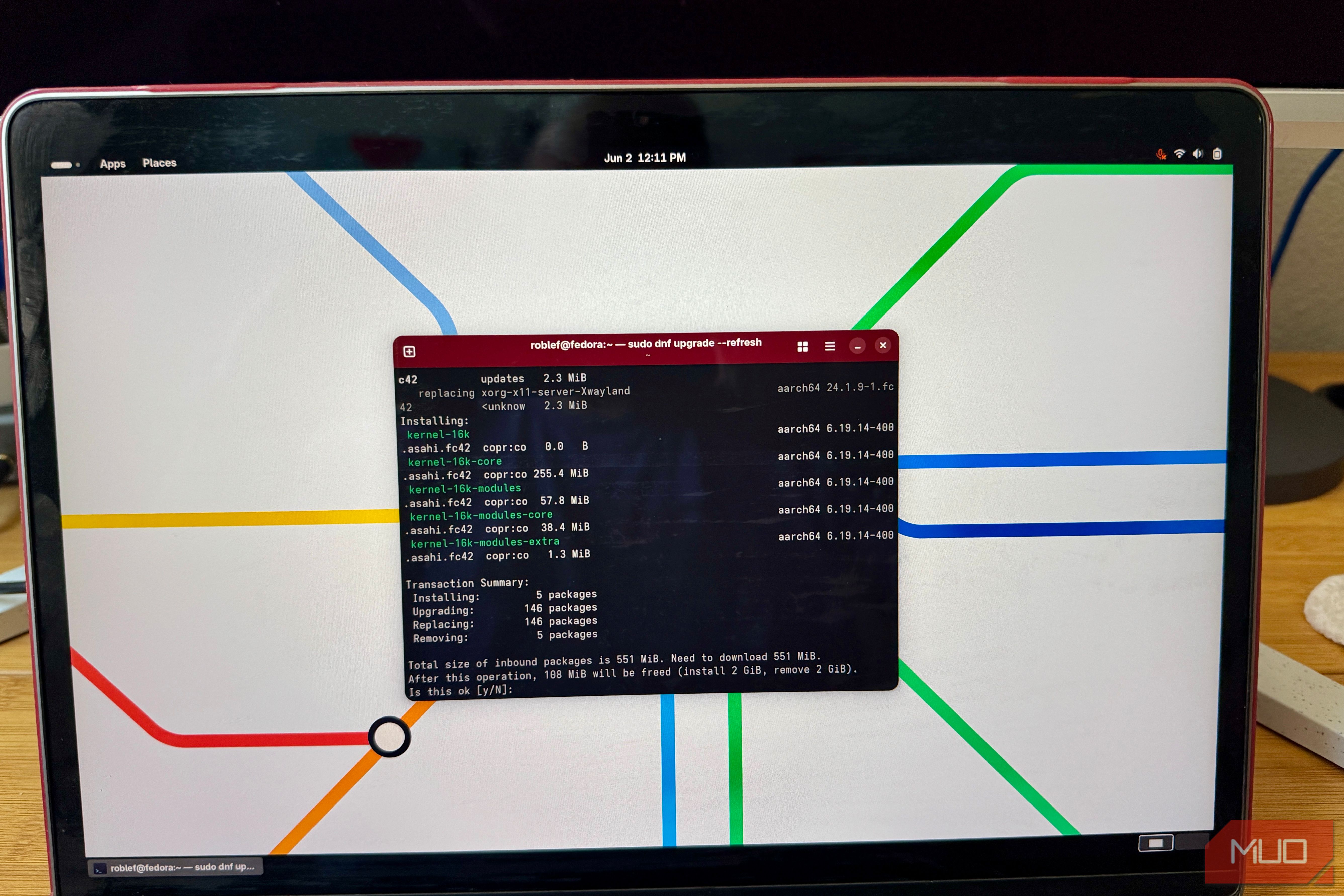 Fedora on Mac M1 via Asahi Linux