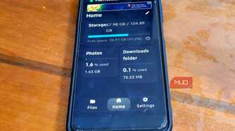 File Tree Size on a phone