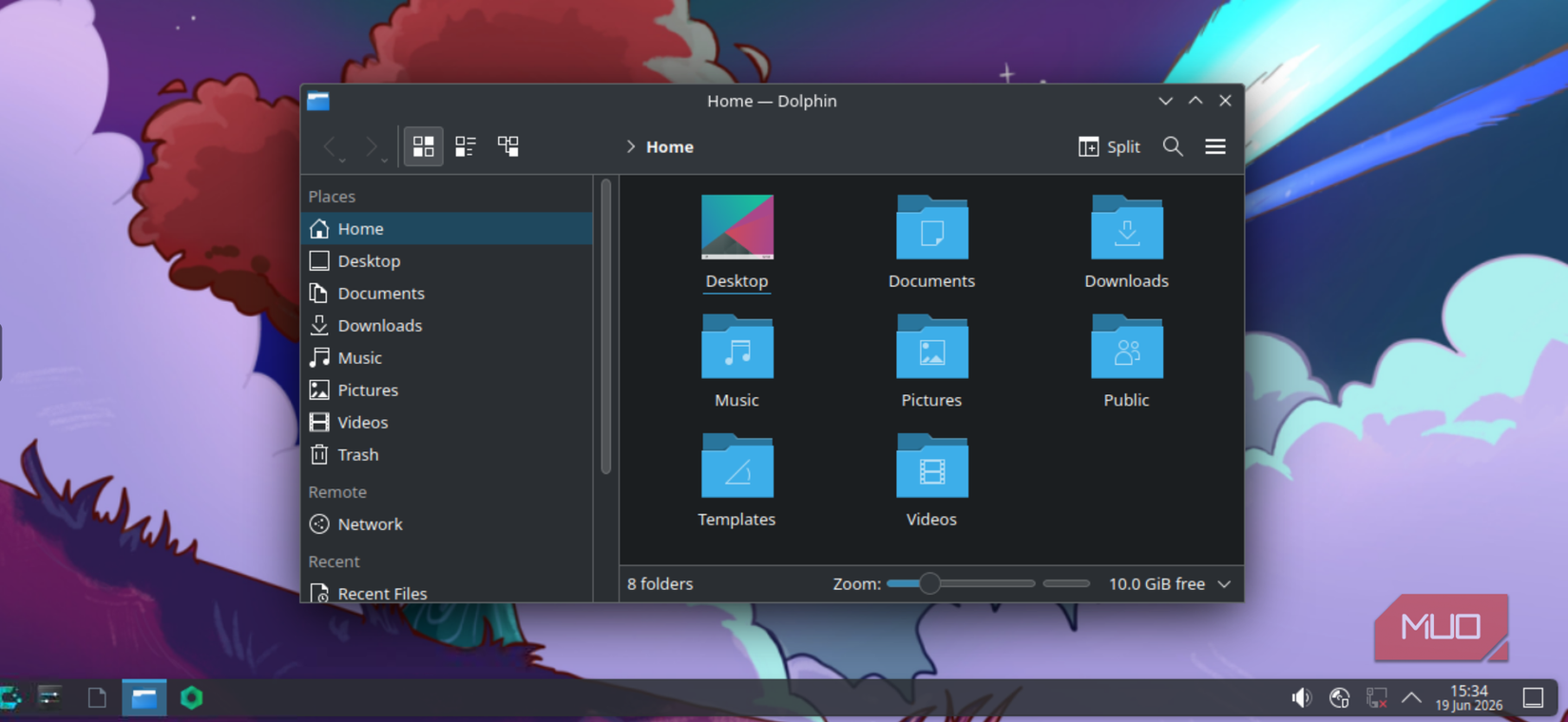 Files open on CachyOS