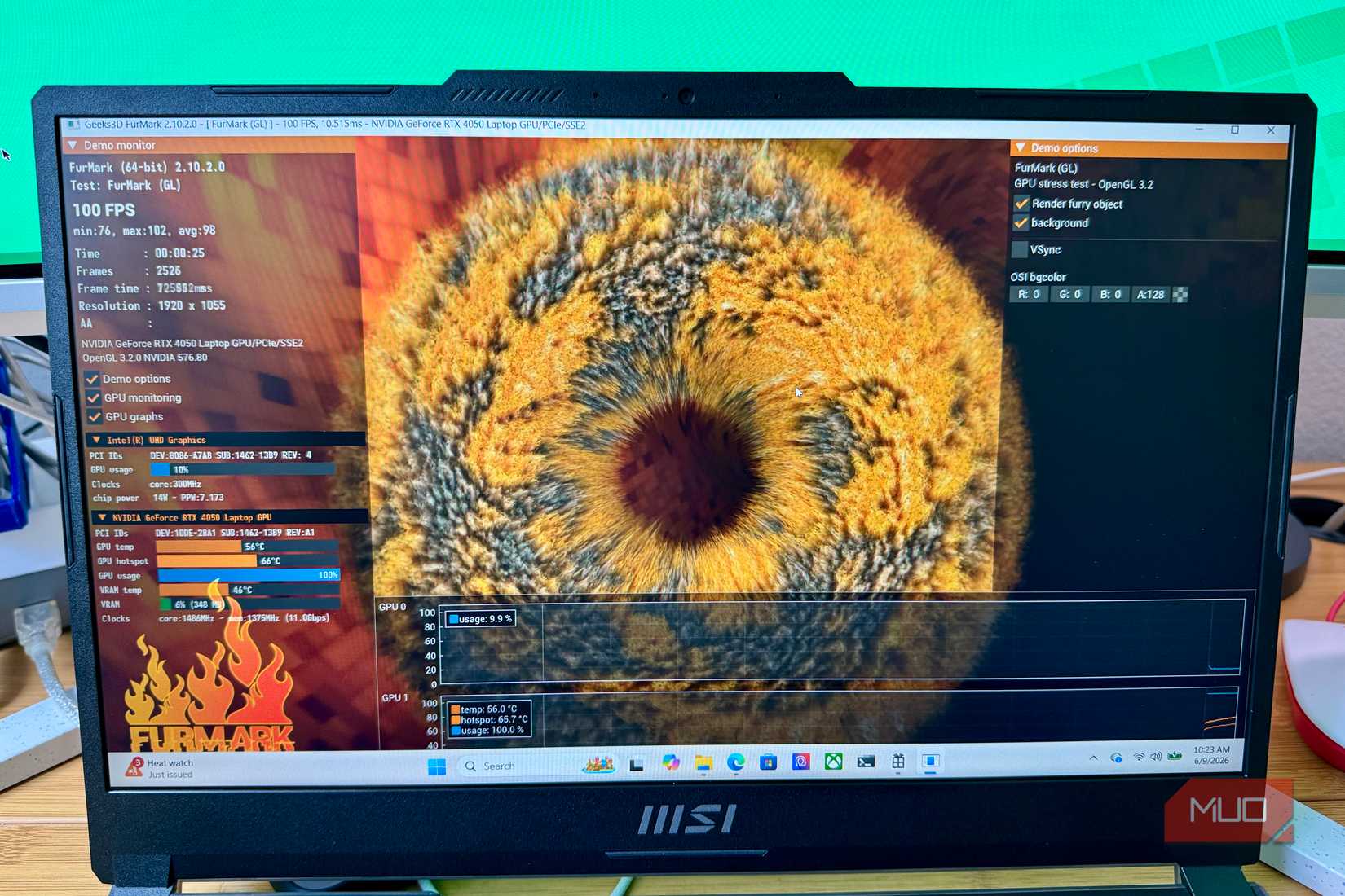 Furmark GPU test