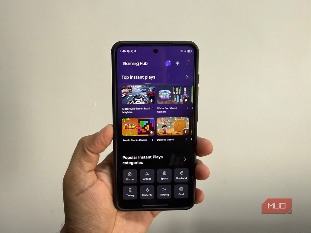 Gaming Hub aggregates your installed games but pushes promotional content heavily