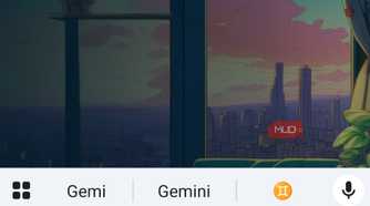 Screenshot Gemini settings on Android.