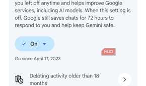 Screenshot Gemini settings on Android.