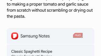 Gemini connecting to Notes on Android