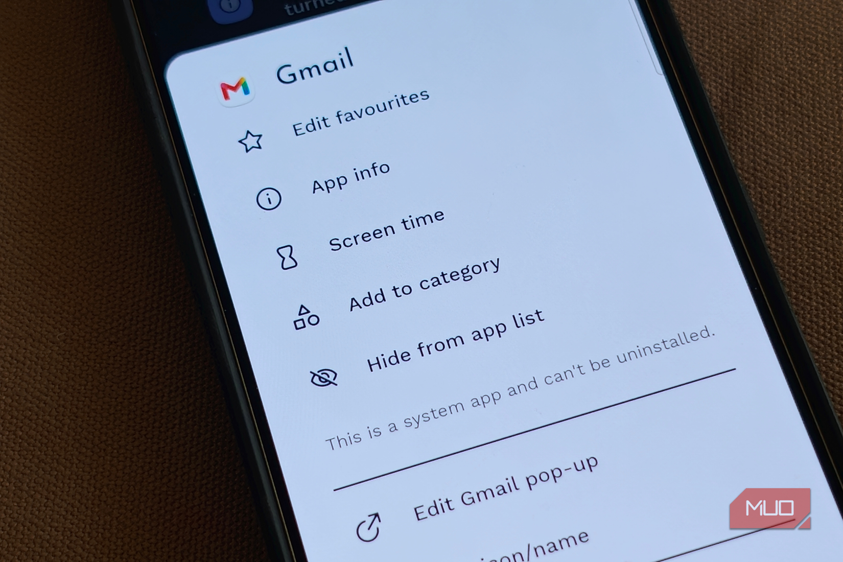 Liste de tâches Gmail dans Niagara Launcher
