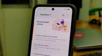 Good Lock Routines+ configuration on Samsung Galaxy Z Flip 6