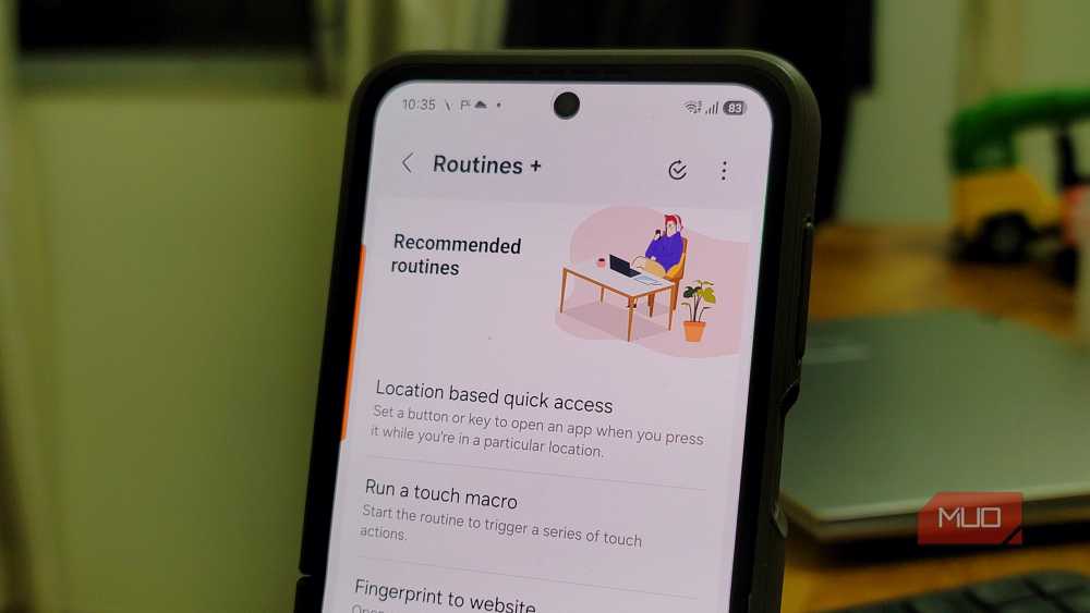 Good Lock's routines let you automate interface changes based on context