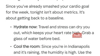 Viewing health and fitness data in the Google Health app.