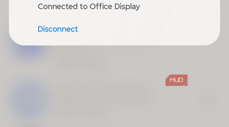 A live notification for Google Cast in the notification shade.