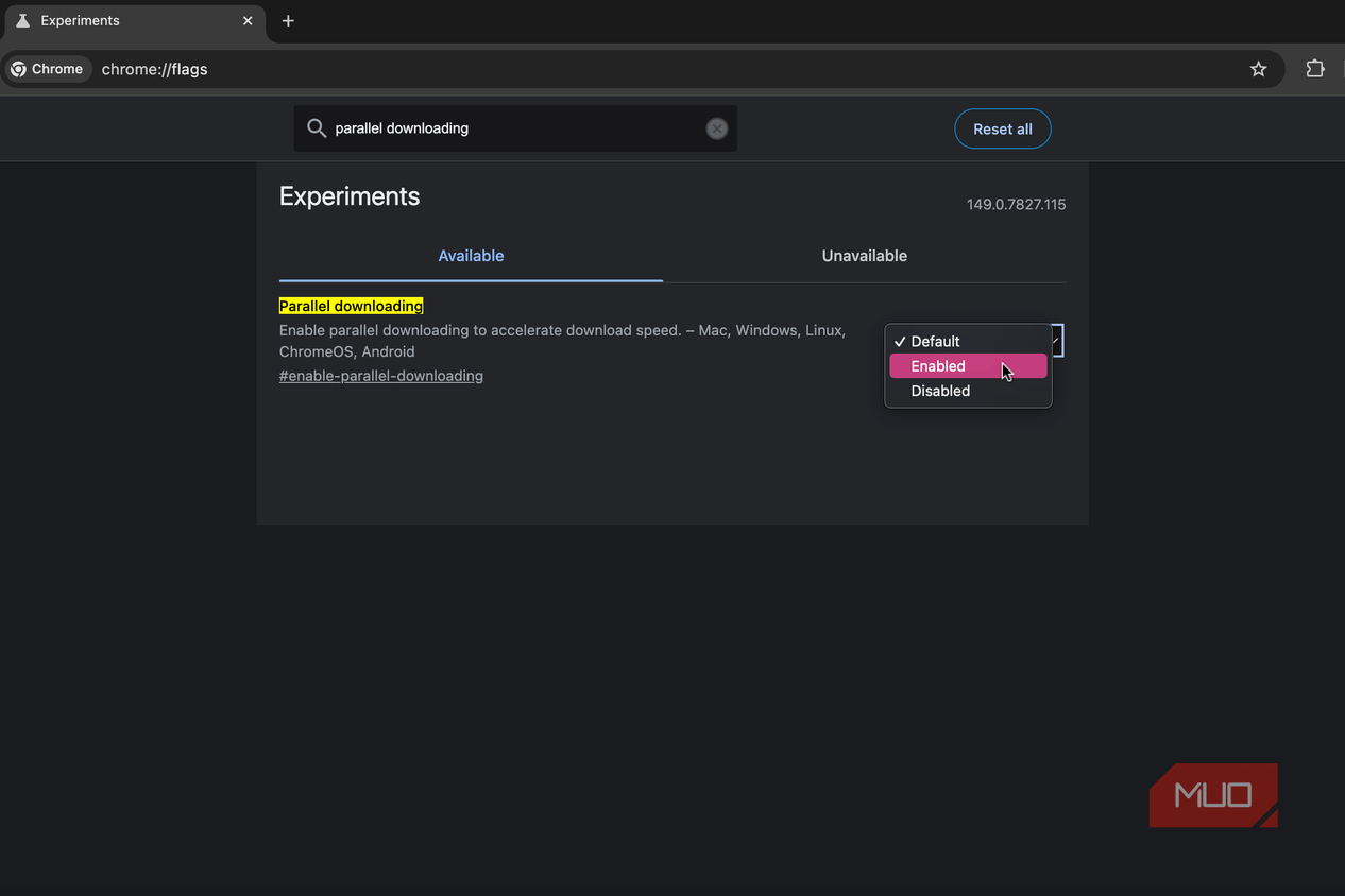 Google chrome parallel download