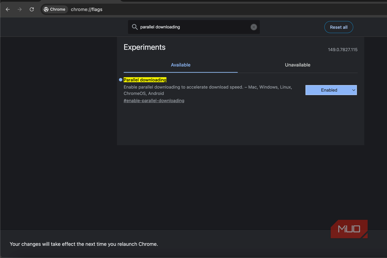 Google chrome parallel download
