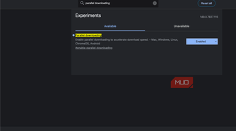 Google chrome parallel download