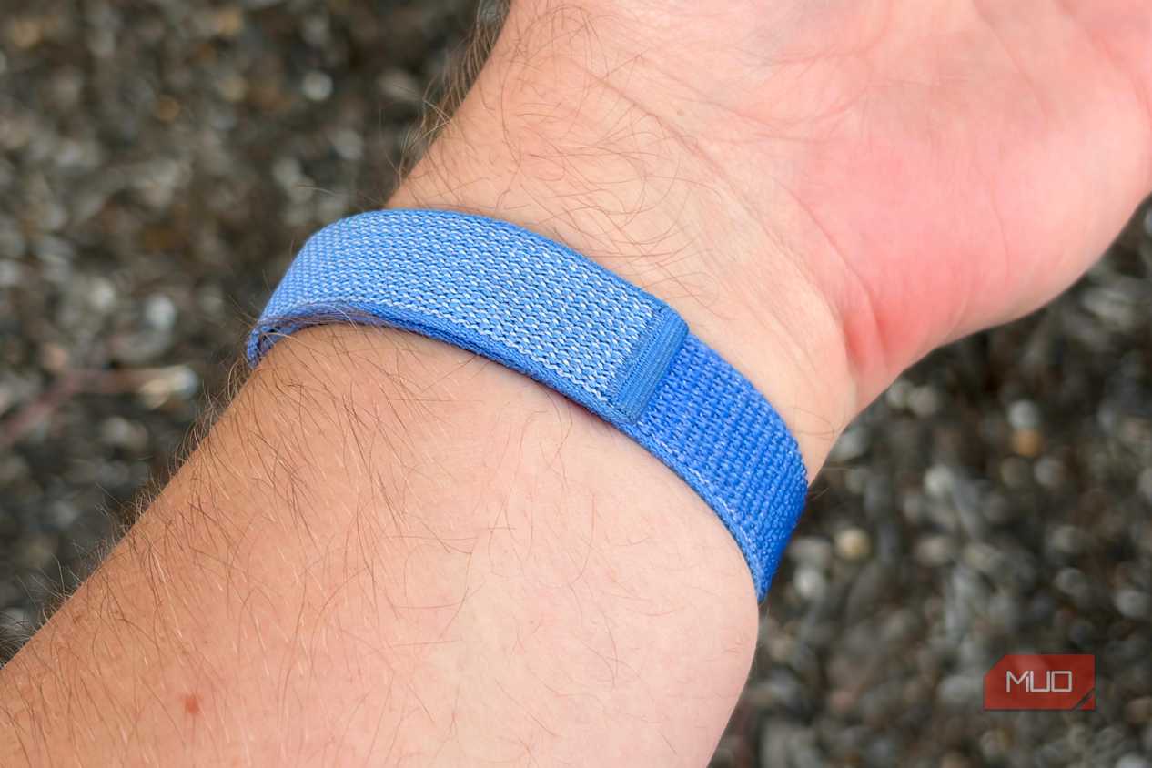 The back strap of the Fitbit Air.