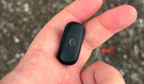 The front of the Fitbit Air sensor.