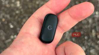 The front of the Fitbit Air sensor.