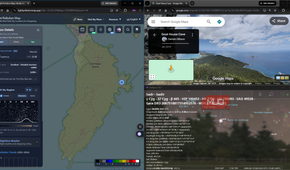 Google Maps, Sellarium, and Light Pollution maps for scouting out a potential photography location