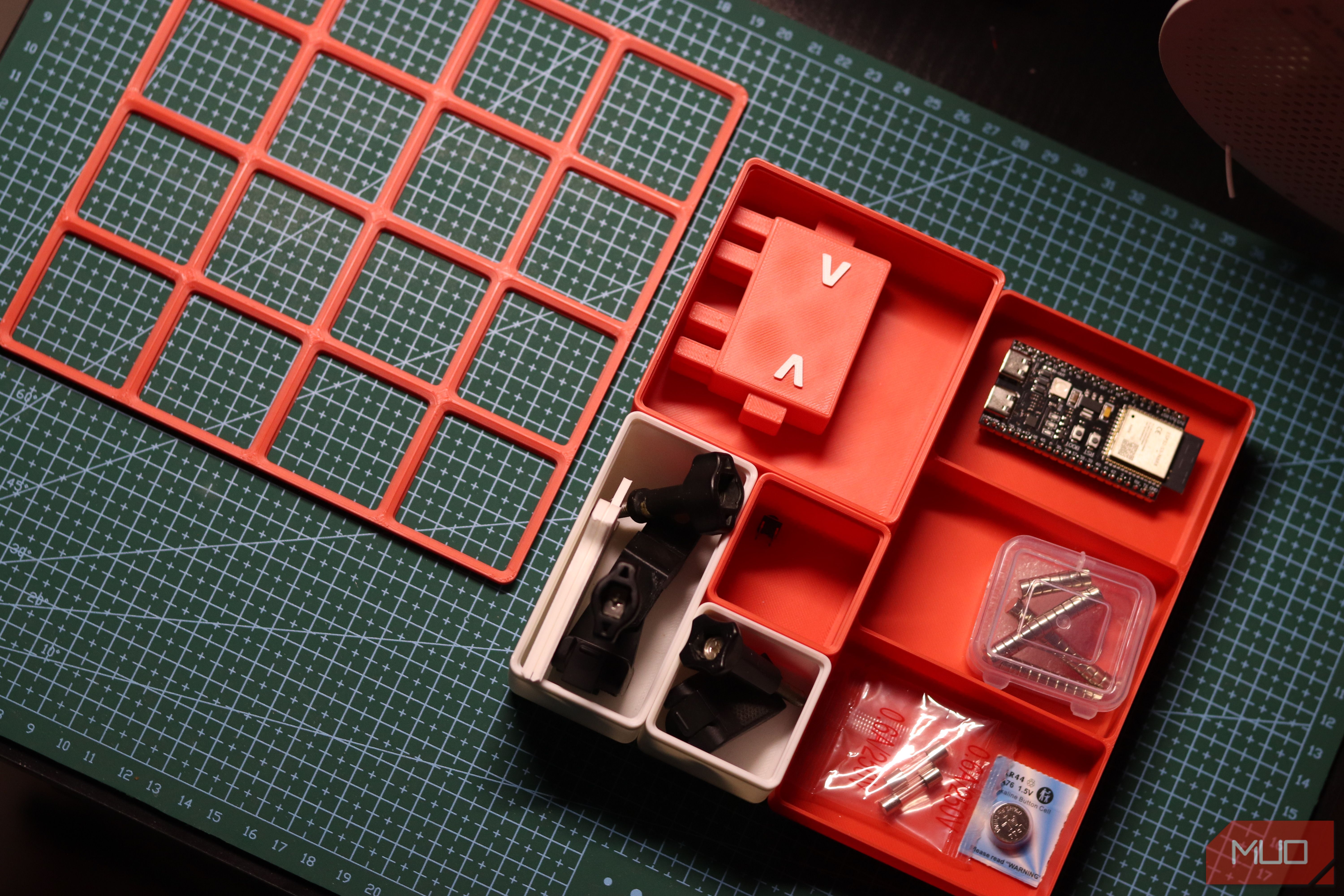 Gridfinity bins and baseplate separately.