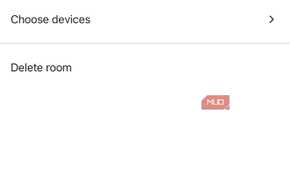 Screenshot Smart Home device grouping