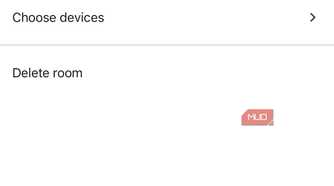 Screenshot Smart Home device grouping