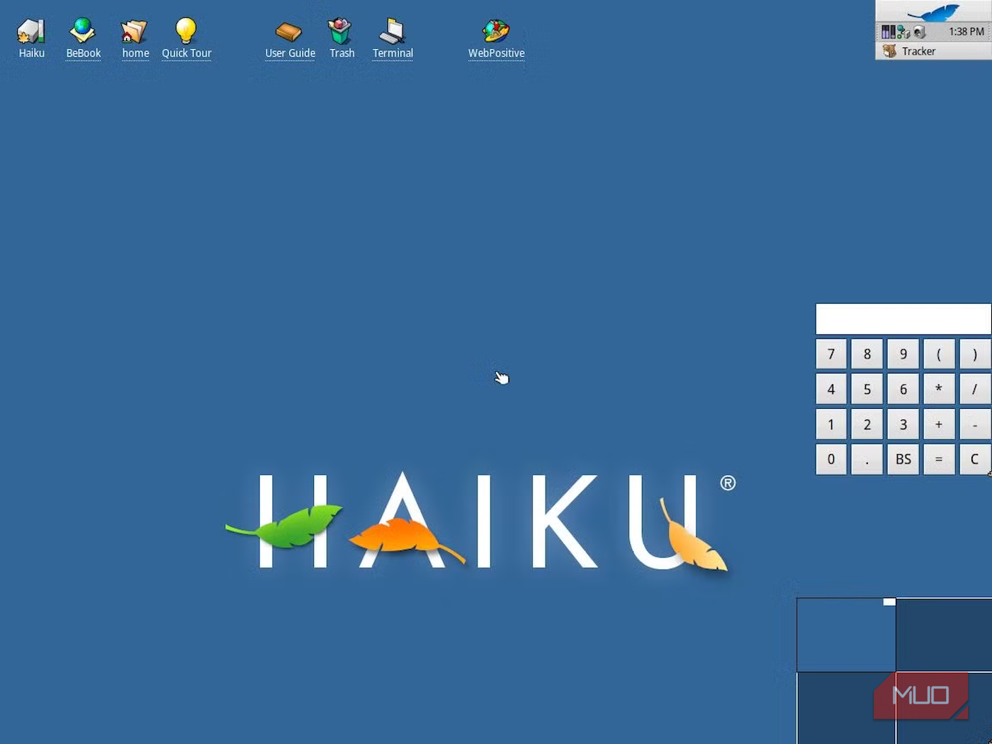 haiku desktop.