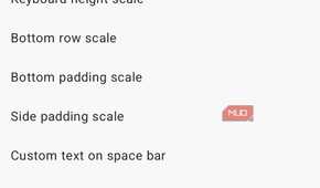 HeliBoard keyboard appearance settings menu