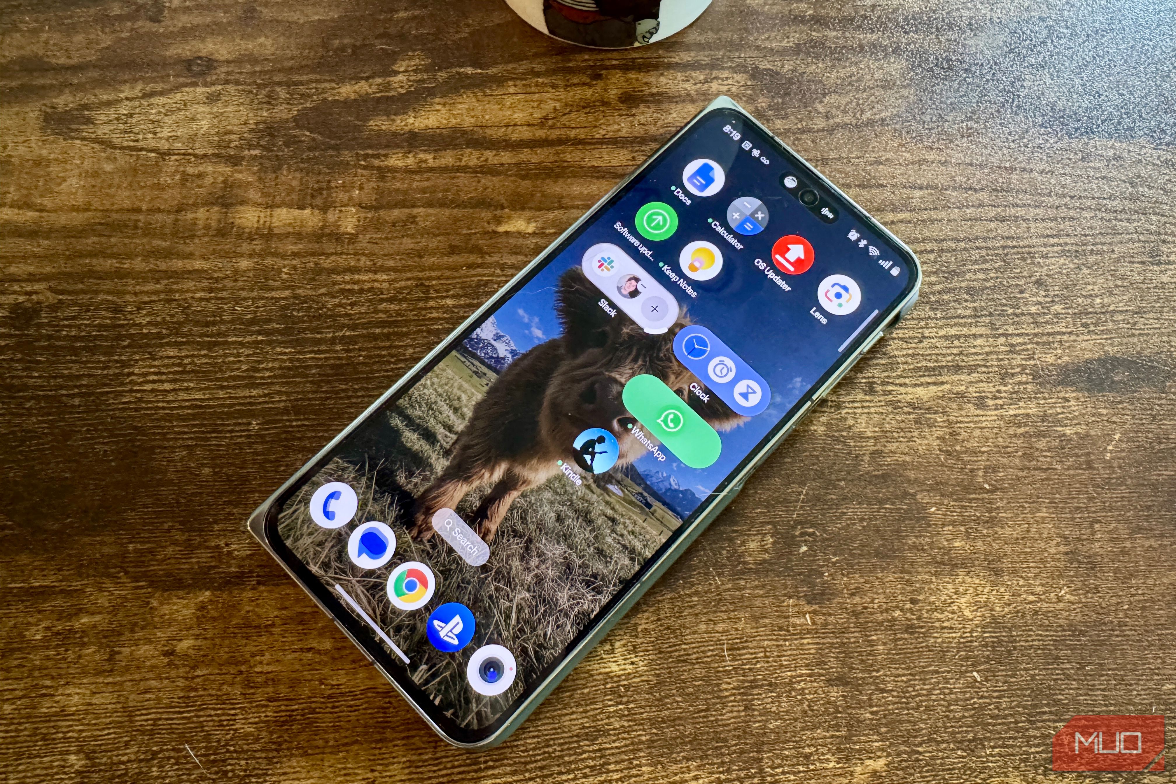 Home screen shortcuts