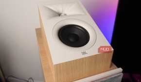The height speakers in the JBL Stage2 lineup.