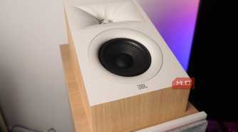 The height speakers in the JBL Stage2 lineup.