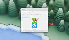 The KDE 6 landing page
