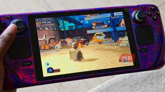 lego batman playing on steam deck