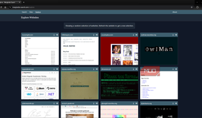 Marginalia search engine random discovered sites functionality