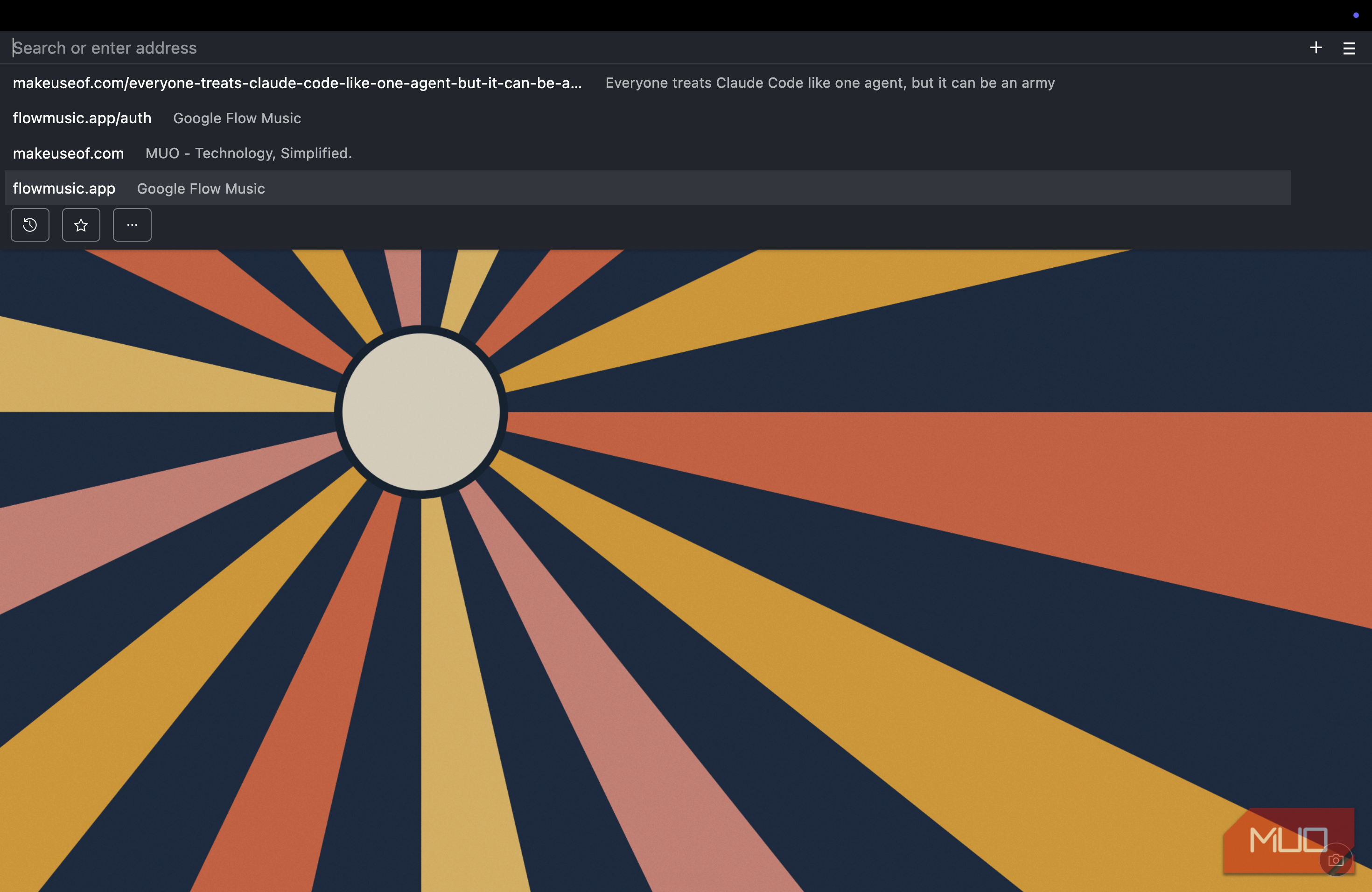 custom background on Min Browser