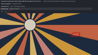 custom background on Min Browser