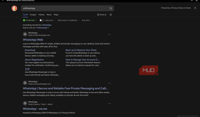 Min Browser DuckDuckGo integration