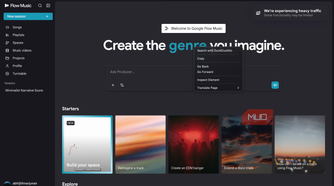 navigation options on Min Browser