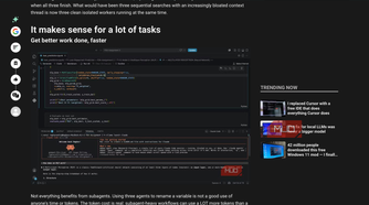Min browser showing another page